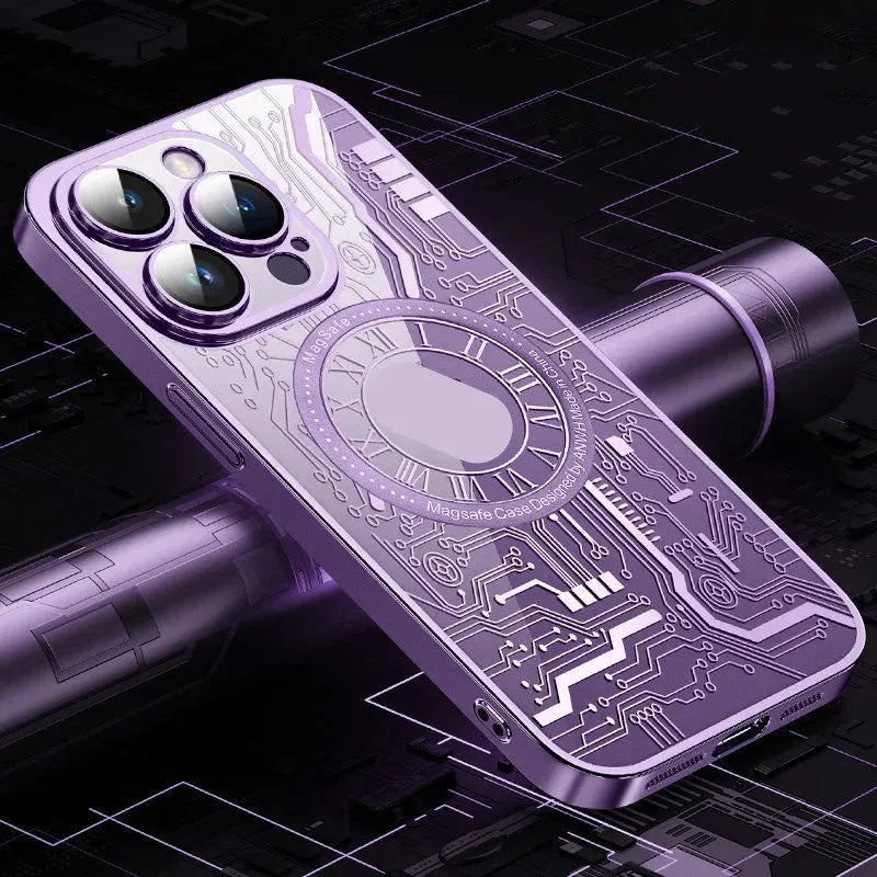 High Permeability Circuit Electroplated Wireless Phone Case - Bellarte Enchanté High Permeability Circuit Electroplated Wireless Phone Case